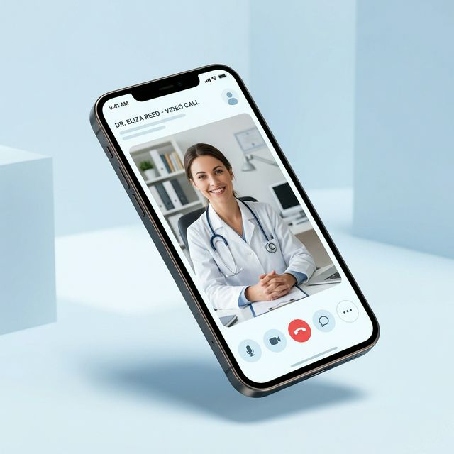 App interface de telemedicina